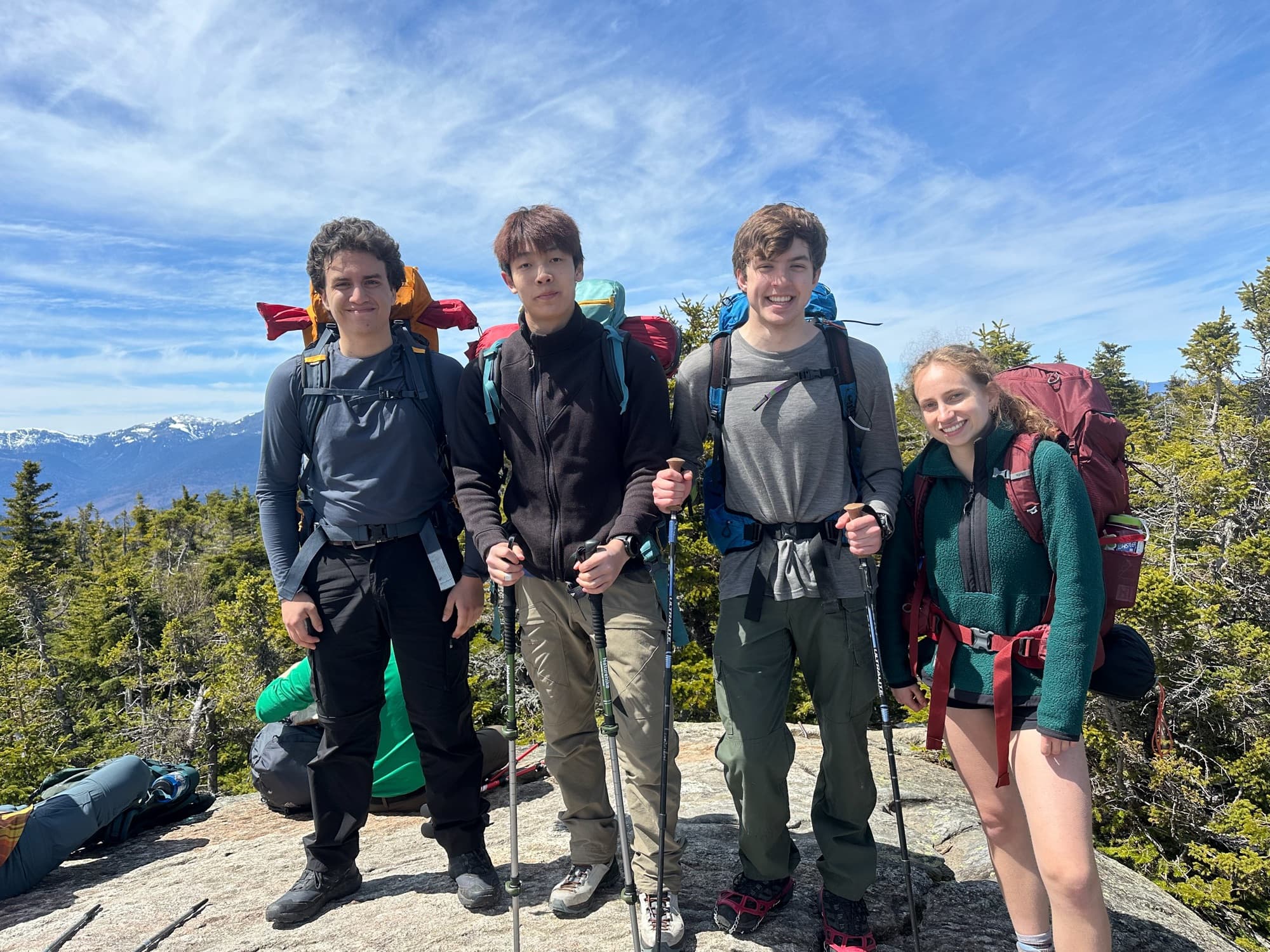 Backpackers on the Carter-Moriah Range