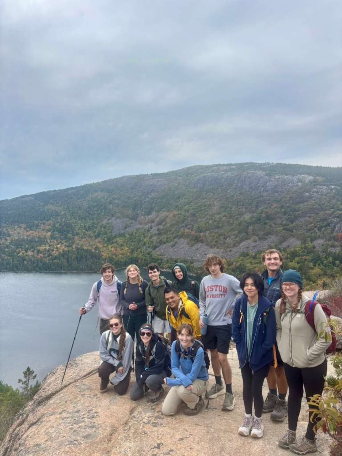 BU Outing Club members on a recent trip