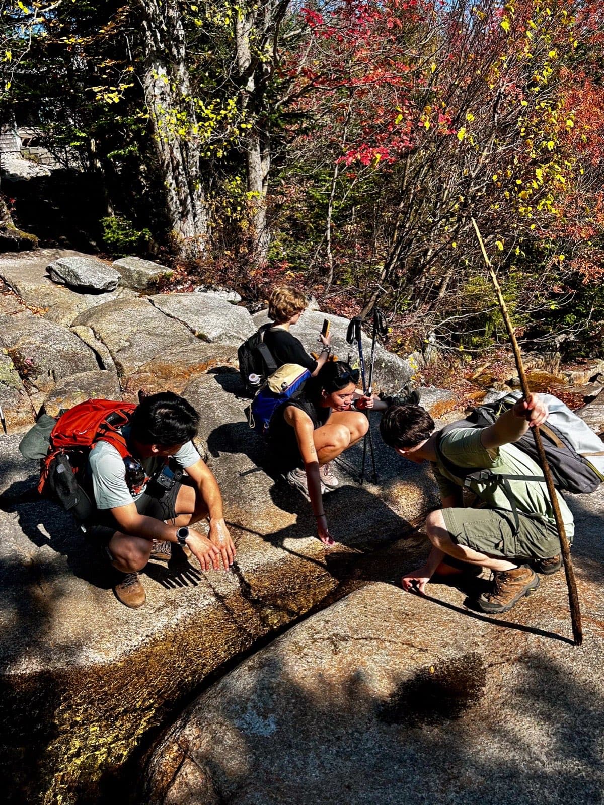 BU Outing Club members on a recent trip